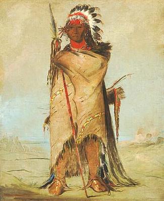 George Catlin Fort Union 1832 Crow-Apsaalooke oil painting oil painting picture